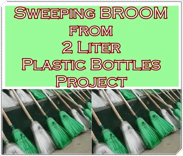 Sweeping BROOM from 2 Liter Plastic Bottles Project