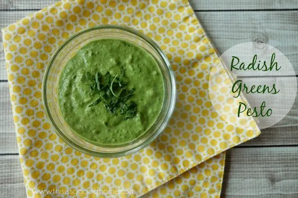 Turn Your Radish Greens Into Pesto