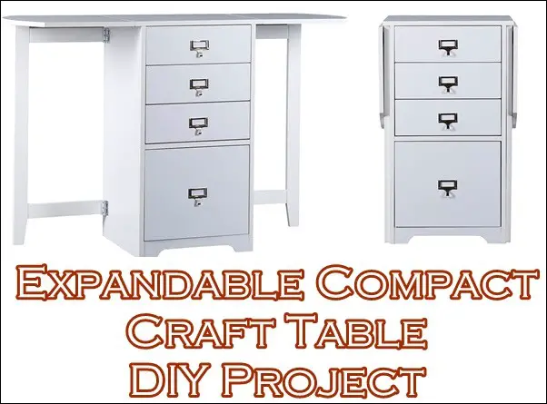 Expandable Compact Craft Table DIY Project