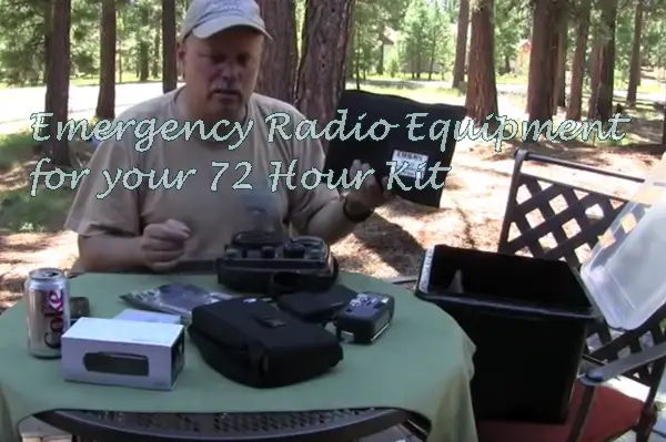 Emergency Radio Equipment for your 72 Hour Kit