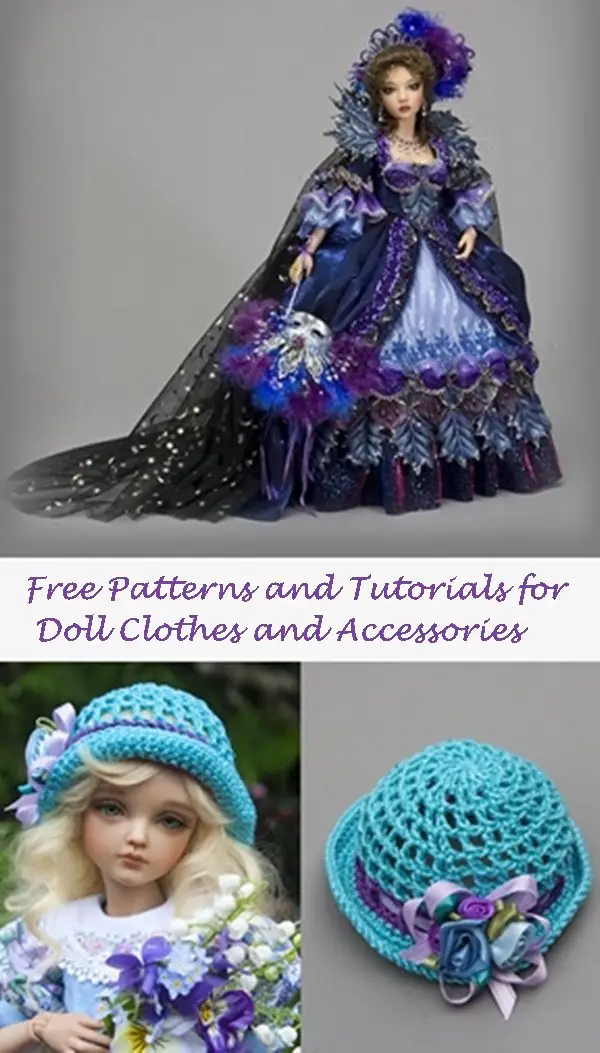 Free Patterns and Tutorials for Doll Clothes and Accessories