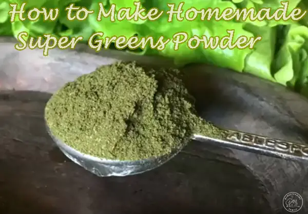 How to Make Homemade Super Greens Powder