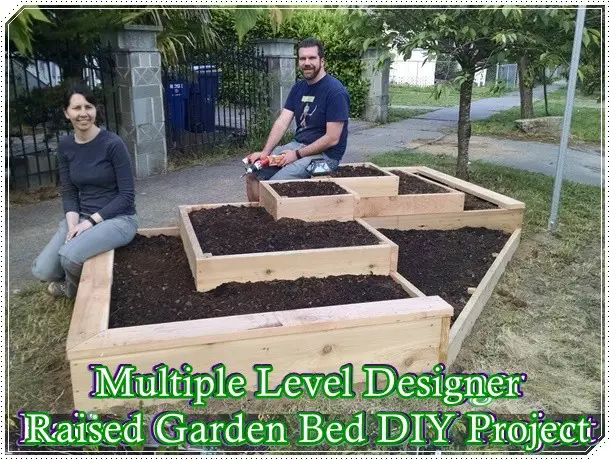 Multiple Level Designer Raised Garden Bed DIY Project