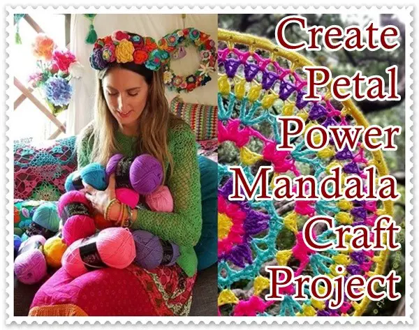 Create Petal Power Mandala Crochet Craft Project