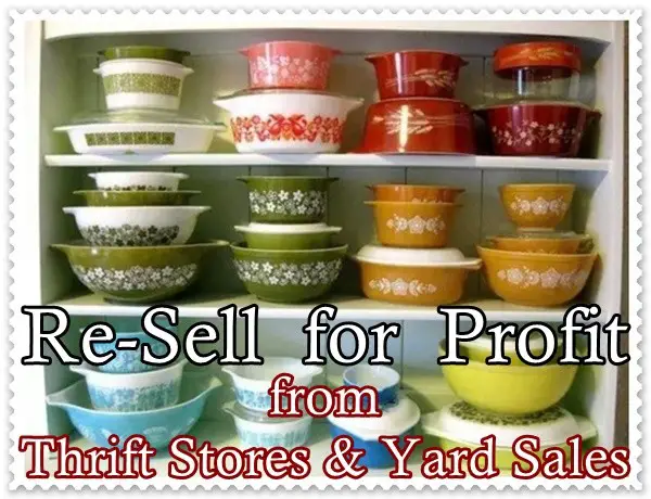 Resell For Profit from Thrift Stores and Yard Sales - The Homestead Survival - Homesteading