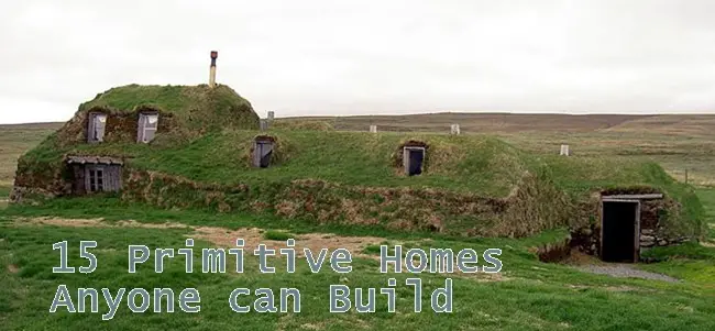 15 Primitive Homes Anyone can Build