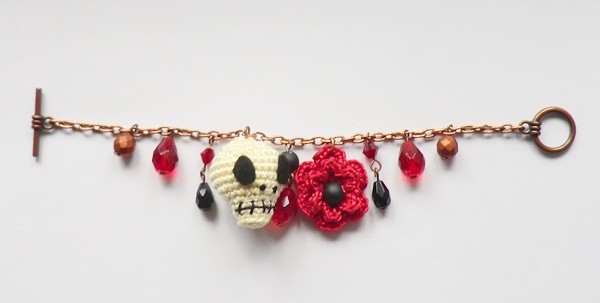 Sugar Skull Themed Knitting Crocheting Craft Collection - Halloween - Crafts