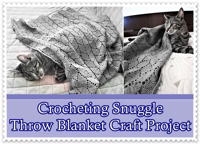 Crocheting Snuggle Throw Blanket Craft Project