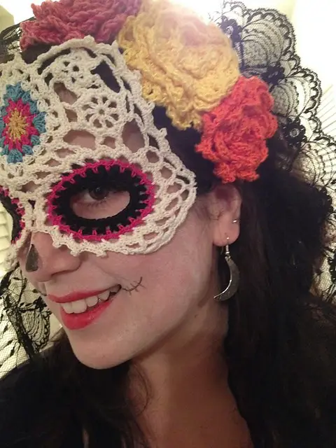 Sugar Skull Themed Knitting Crocheting Craft Collection