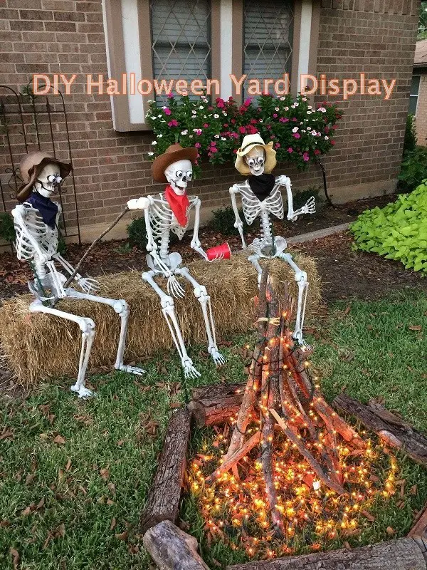 DIY Halloween Yard Display