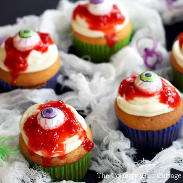 Halloween Cupcakes Scary Playful Collection Recipes - The Homestead Survival - Frugal Homesteading - Holiday 