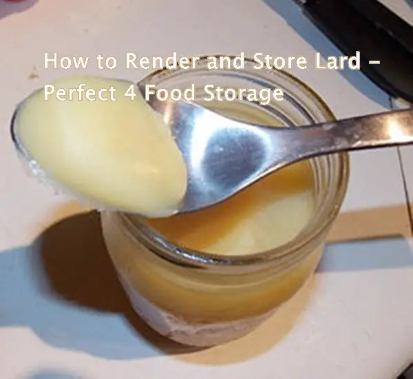 How to Render and Store Lard - Perfect 4 Food Storage