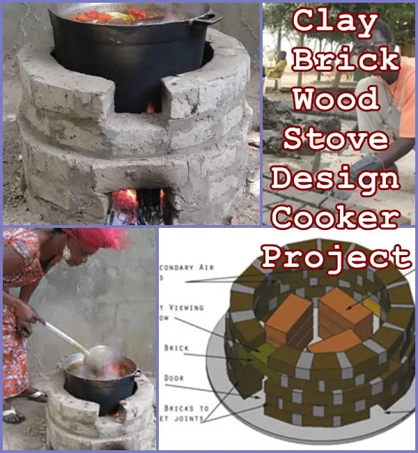 Clay Brick Wood Stove Design Cooker Project - The Homestead Survival
