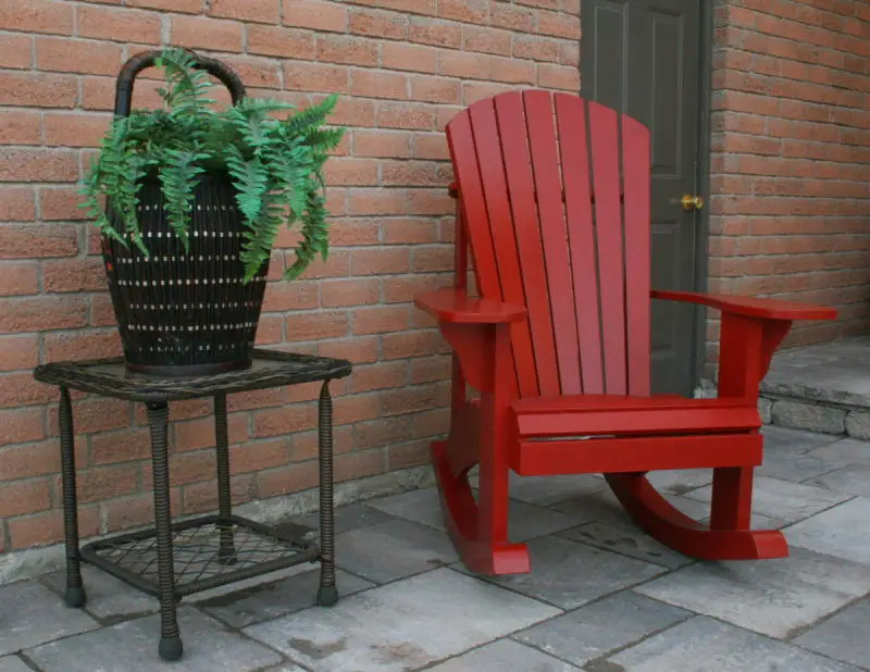 Adirondack Rocking Chair Homemade Homesteading DIY Project - The Homestead Survival - Rustic Homesteading 