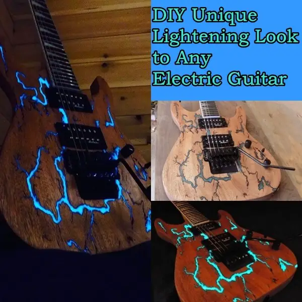 DIY Unique Lightening Look to Any Electric Guitar