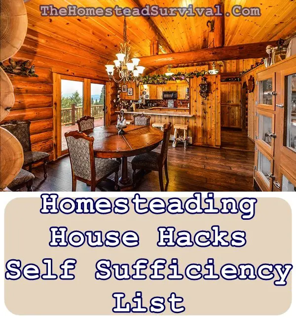 Homesteading House Hacks Self Sufficiency List