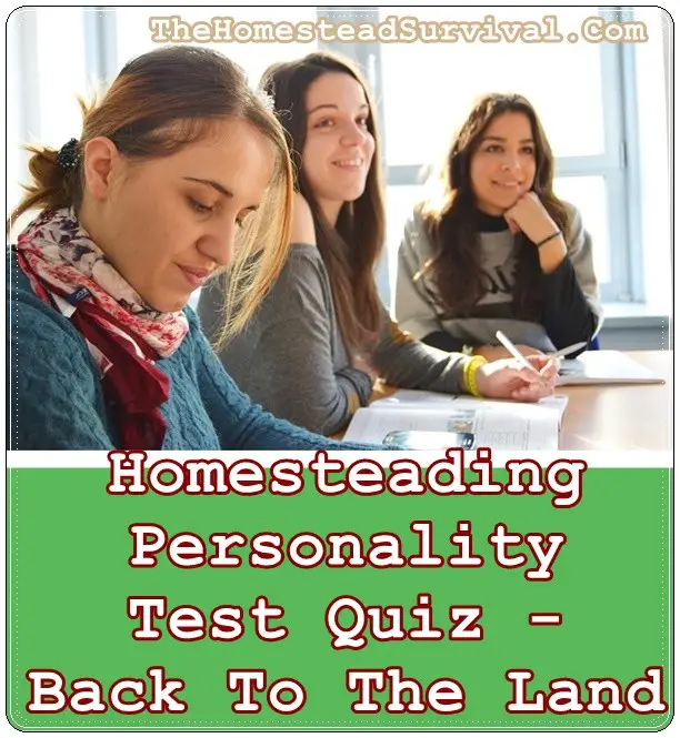 Homesteading Personality Test Quiz - Back To The Land 