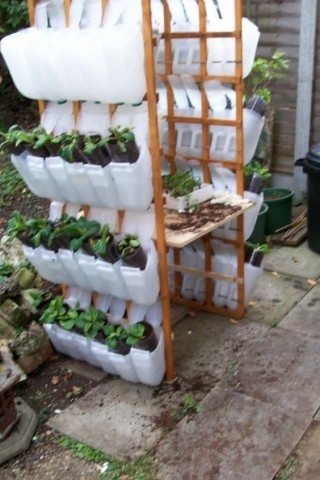 Garden Hanging Containers from Plastic Milk Jugs Frugal Project - The ...