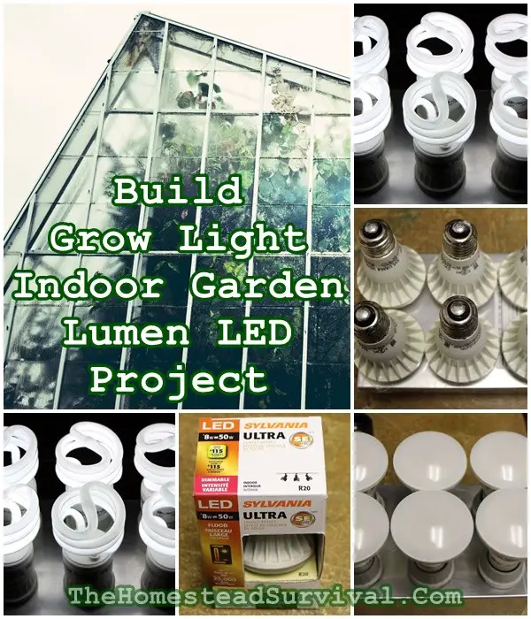 Build Grow Light Indoor Garden Lumen LED Project - Gardening - Homesteading 