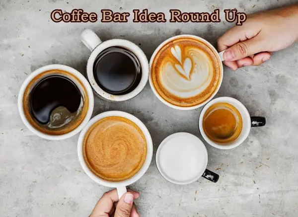Coffee Bar Idea Round Up
