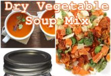 Dry Vegetable Soup Mix Mason Jar Frugal Recipe - Pre-mixed and Ready To Go - Meal in a Jar - Food Storage - The Homestead Survival
