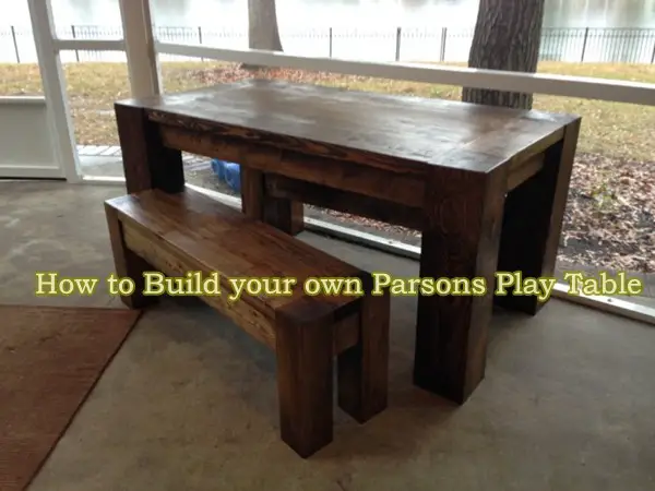 How to Build your own Parsons Play Table
