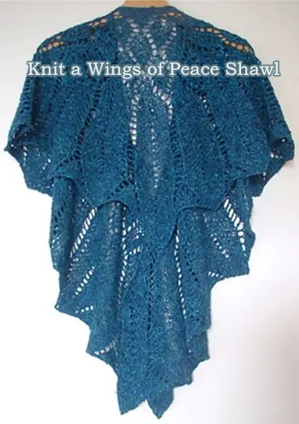 Knit a Wings of Peace Shawl