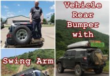 Vehicle Rear Bumper with Swing Arm Spare Tire DIY Project - The Homestead Survival - Emergency Bug Out - Survival