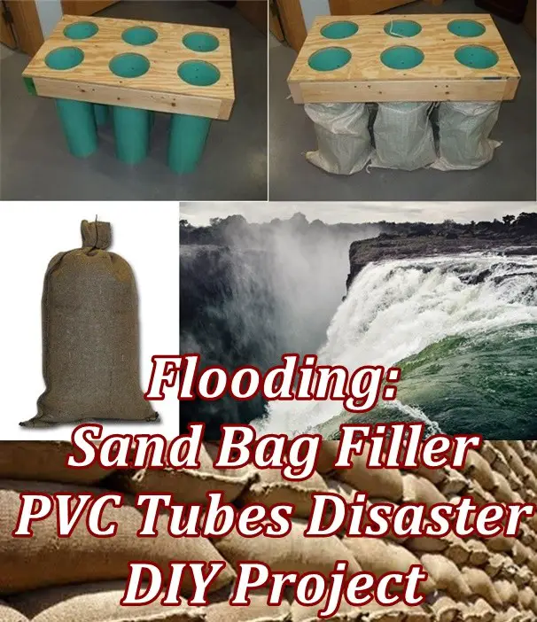 Flooding - Sand Bag Filler PVC Tubes Disaster DIY Project