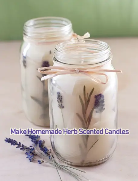 Make Homemade Herb Scented Candles