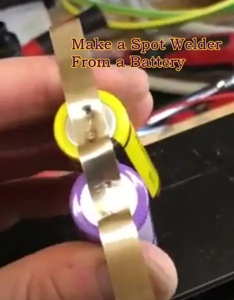 Make a Spot Welder From a Battery