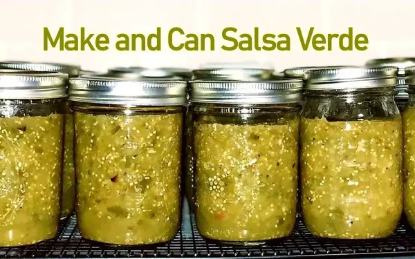 Make and Can Salsa Verde 