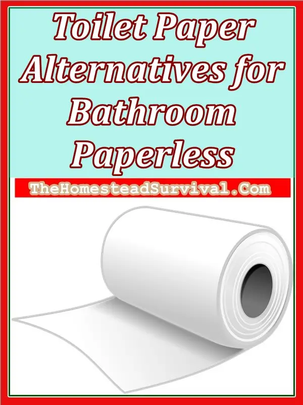 Toilet Paper Alternatives for Bathroom Paperless Off Grid Living 