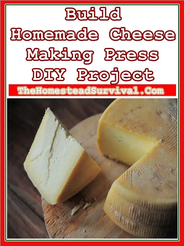 Build Homemade Cheese Making Press DIY Project
