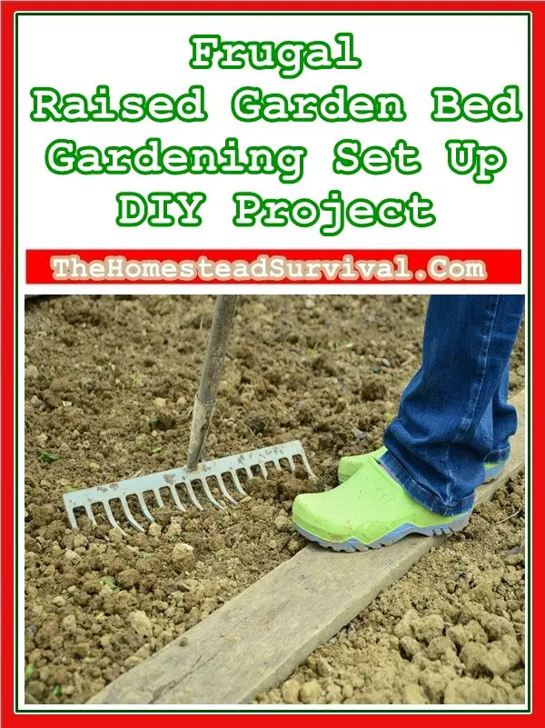 Frugal Raised Garden Bed Gardening Set Up DIY Project