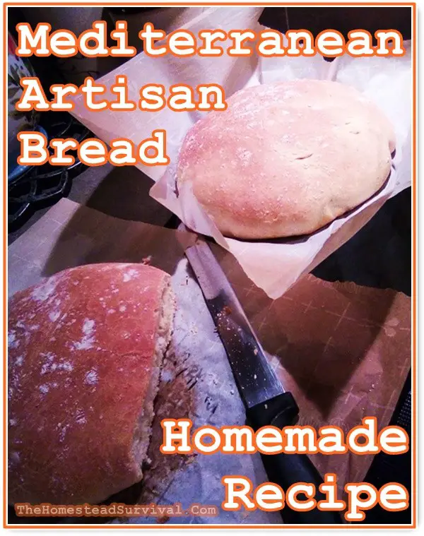 Mediterranean Artisan Bread Homemade Recipe - Frugal Baking