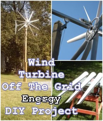 Wind Turbine Off The Grid Energy DIY Project The Homestead Survival ...