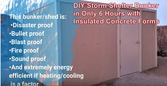 DIY Storm Shelter Bunker in Only 6