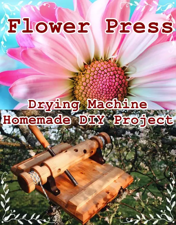Flower Press Drying Machine Homemade DIY Project - Gardening - Crafts