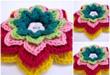 Crochet Flowers Free Patterns Yarn Craft Project - The Homestead Survival - Beautiful Flowers