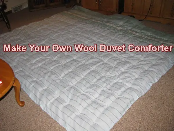 Make Your Own Wool Duvet Comforter The Homestead Survival