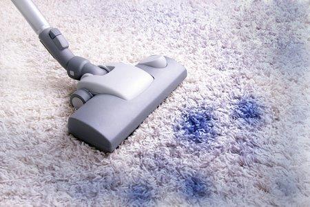 Ink stain on carpet