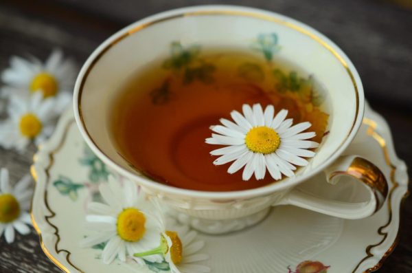 “Chamomile Tea” by congerdesign from Pixabay