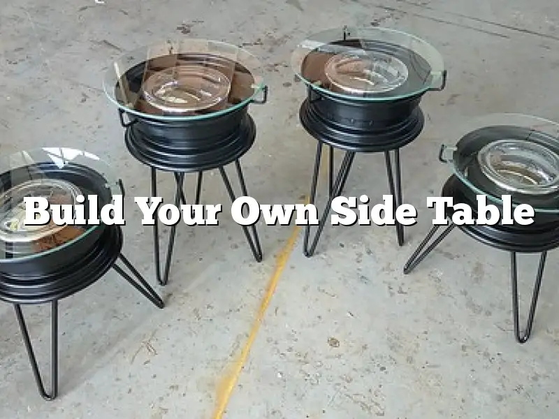 Build Your Own Side Table