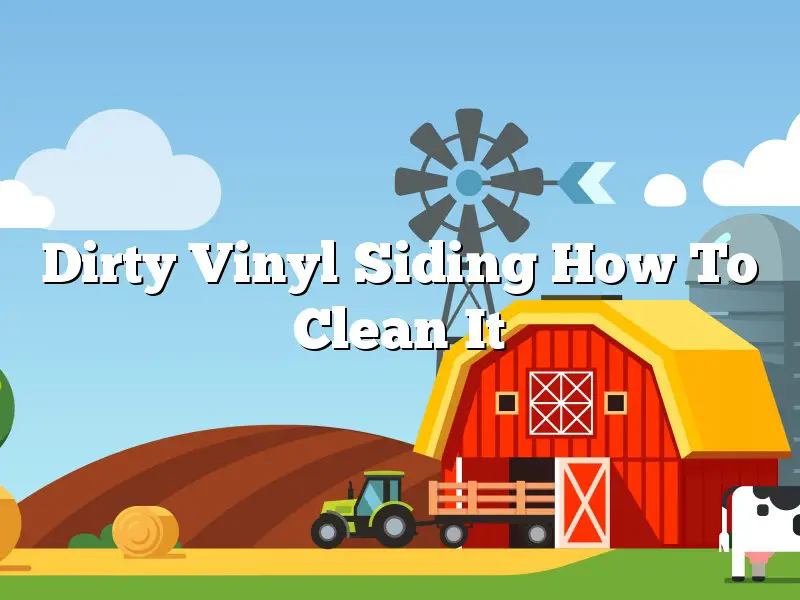 Dirty Vinyl Siding How To Clean It