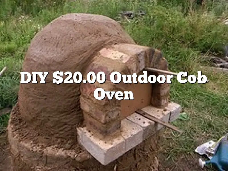 DIY $20.00 Outdoor Cob Oven