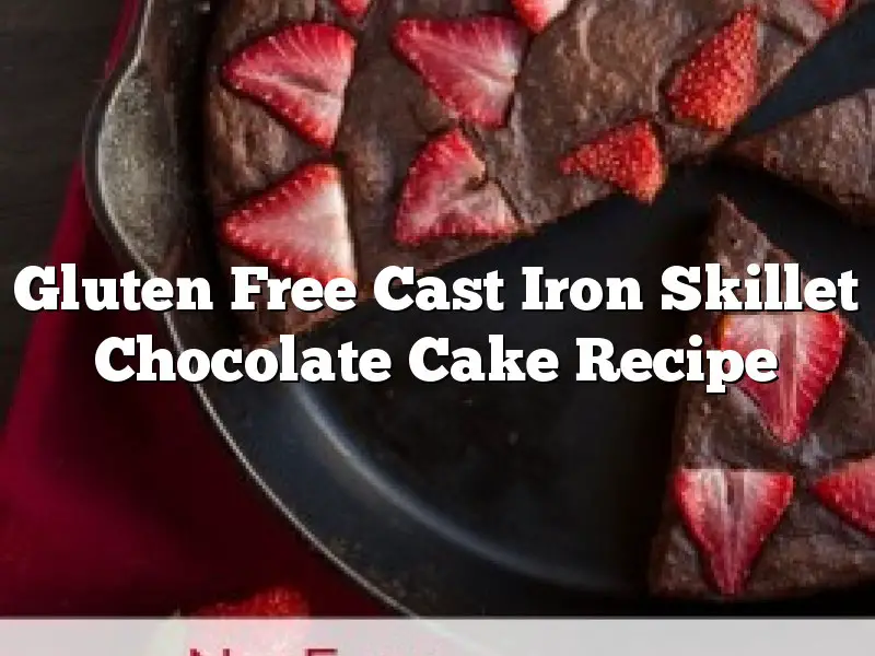 Gluten Free Cast Iron Skillet Chocolate Cake Recipe