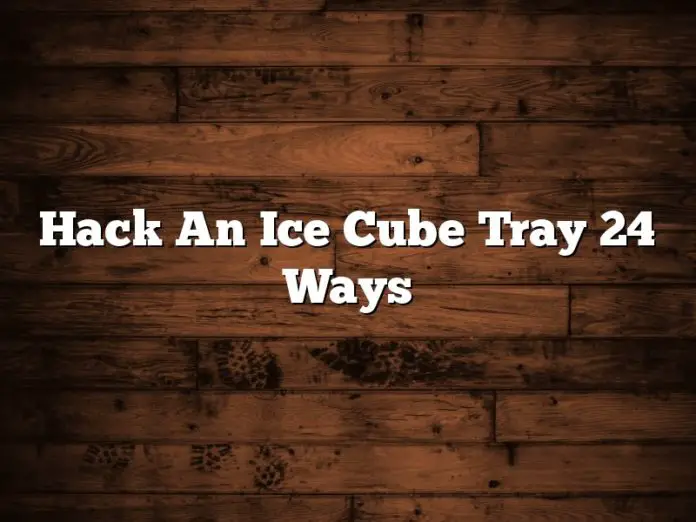 Hack An Ice Cube Tray 24 Ways