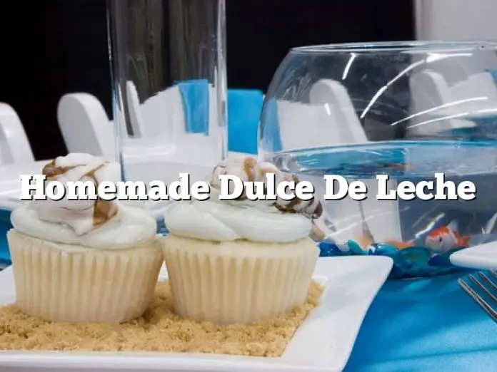 Homemade Dulce De Leche
