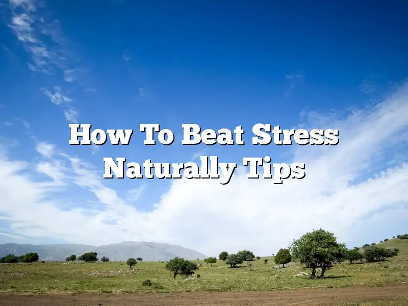 How To Beat Stress Naturally Tips